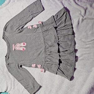 Gray Gymboree ballerina shoes dress